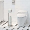 Free Standing Toilet Roll Holder with Heavy Base Stainless Steel Toilet Paper Holder Silver: 3 - 5 Days Free Delivery Only UK - Image 4
