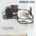 2PCS Bathroom Triangular Shower Caddy Shelf Corner Bath Storage Holder Rack Organizer: 3 - 5 Days Free Delivery Only UK - Image 3