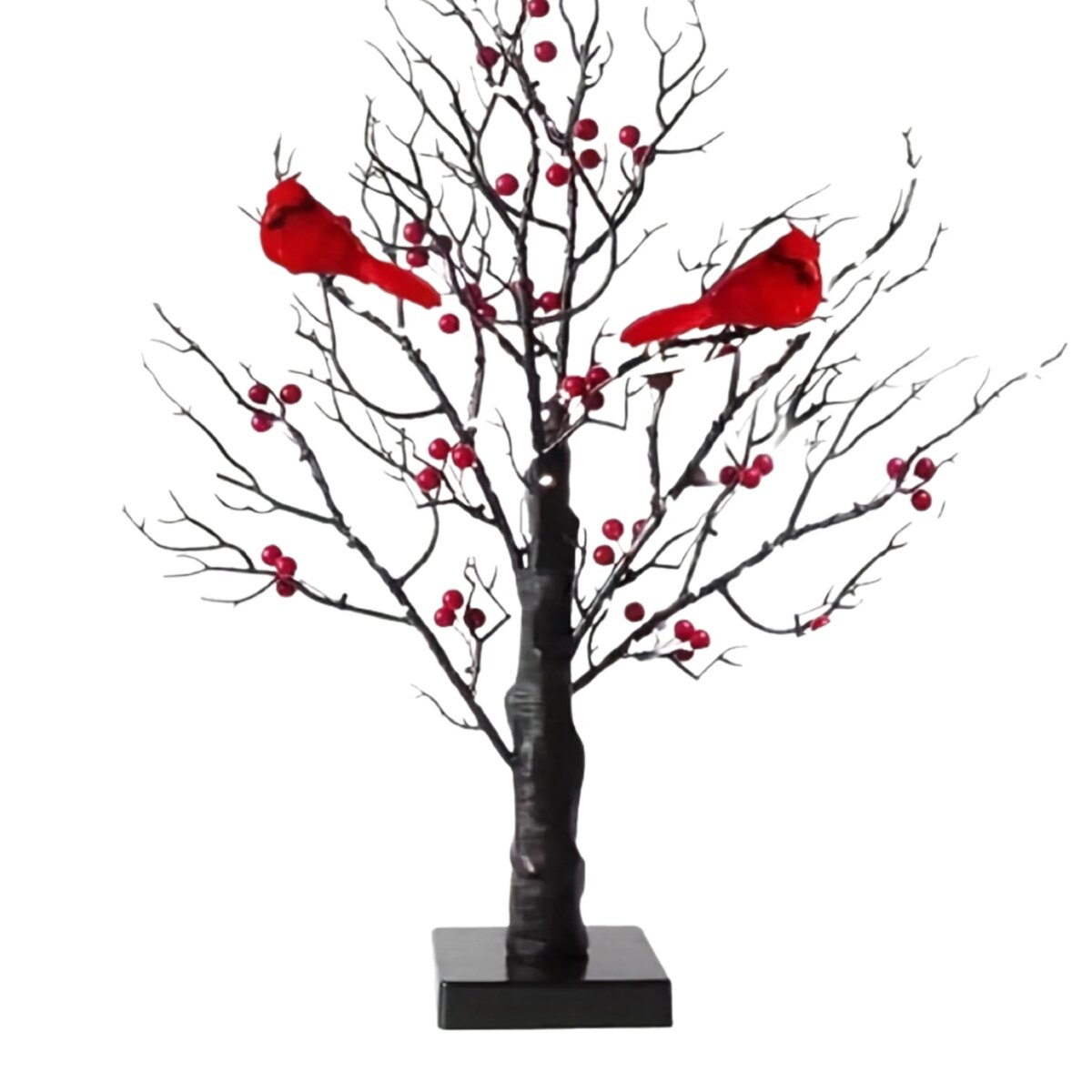 Red Bird Tree Light LED Cardinal Little Red Bird Table Decoration for Tabletop Centerpiece Xmas Indoor Home Décor: 3 - 5 Days Free Delivery Only UK - Image 5