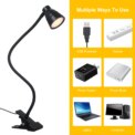 5W 24LEDs Table Desk Lamp Reading Beside Light Clamp CLip Lighting Fixture USB Powered 3 Colours for Home Office: 3 - 5 Days Free Delivery Only UK - Image 5