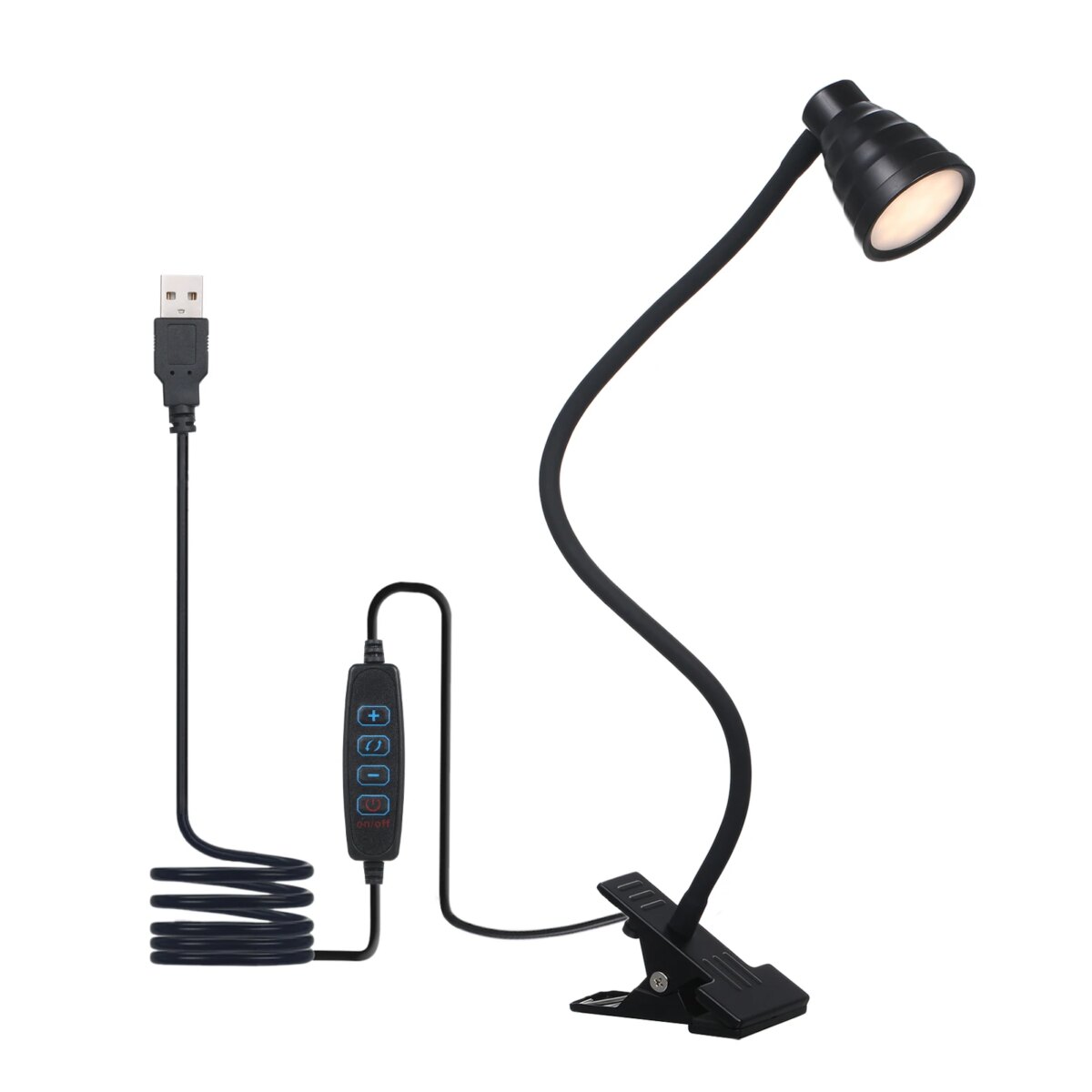 5W 24LEDs Table Desk Lamp Reading Beside Light Clamp CLip Lighting Fixture USB Powered 3 Colours for Home Office: 3 - 5 Days Free Delivery Only UK - Image 2