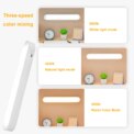 Magnetic Light Bar LED Desk Lamp 3 Light Colors Reading Light Rechargeable Small Night Light for Kitchen Bathroom Dorm: 3 - 5 Days Free Delivery Only UK - Image 2