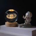 USB LED Night Light Galaxy Crystal Ball 3D Moon Planet Table Lamp Decor Bedroom Atmosphere Lamp for Birthday Kids Xmas Gifts: 3 - 5 Days Free Delivery Only UK - Image 5