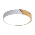Wood Round 24W Indoor M Size Ceiling Light 6000K (Cool White),Modern Ceiling Lamp for Bedroom,Kitchen,Dining : 3 - 5 Days Free Delivery Only UK