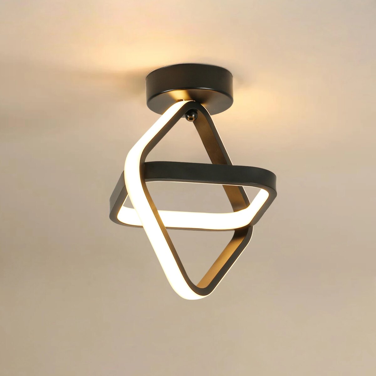 Modern Ceiling Lamp,Hallway Ceiling Lamp square 24W 2700LM,LED Ceiling Light for Hallway Balcony Cabinet, Warm white light 3000K: 3 - 5 Days Free Delivery Only UK - Image 1
