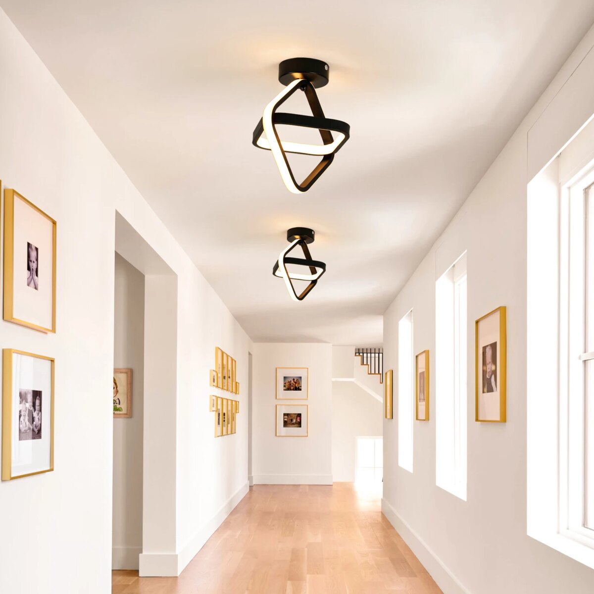Modern Ceiling Lamp,Hallway Ceiling Lamp square 24W 2700LM,LED Ceiling Light for Hallway Balcony Cabinet, Warm white light 3000K: 3 - 5 Days Free Delivery Only UK - Image 3
