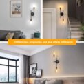 Double headed iron ceiling light, VintageCeiling Lamp For Living Room Bedroom Dining Room Office, E27 Base without light source: 3 - 5 Days Free Delivery Only UK - Image 5