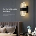 Modern Acrylic LED Wall Lamp,LED Indoor Wall Lamps,Bedside Night Lights,3 Lighting Medium Size Colours Adjustable Wall Light For Bedroom: 3 - 5 Days Free Delivery Only UK - Image 4