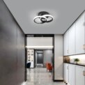 Small LED Ceiling Lights,19W 1710LM Bedroom Ceiling Lamp, Medium Size 6000K Cool White LED Ceiling Light with Double Ring: 3 - 5 Days Free Delivery Only UK - Image 6