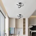 LED Ceiling Light, 22W Black Clover LED Aluminum Ceiling Light, Medium Size White Light 220V Suitable for Living Room, Bedroom, Study: 3 - 5 Days Free Delivery Only UK - Image 5