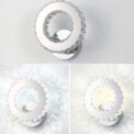 Crystal Wall Lights,LED Wall Light 6500K Wall Sconce Crystal Lamp for Living Room,Bedroom,Cool White Light [Energy Class E]: 3 - 5 Days Free Delivery Only UK - Image 4