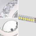 Crystal Wall Lights,LED Wall Light 6500K Wall Sconce Crystal Lamp for Living Room,Bedroom,Cool White Light [Energy Class E]: 3 - 5 Days Free Delivery Only UK - Image 3