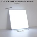 36W Super Bright LED Panel Light, LED Ceiling Lamps,Modern Square Ultra Slim LED Ceiling Lighting for Bedroom, Kitchen: 3 - 5 Days Free Delivery Only UK - Image 2