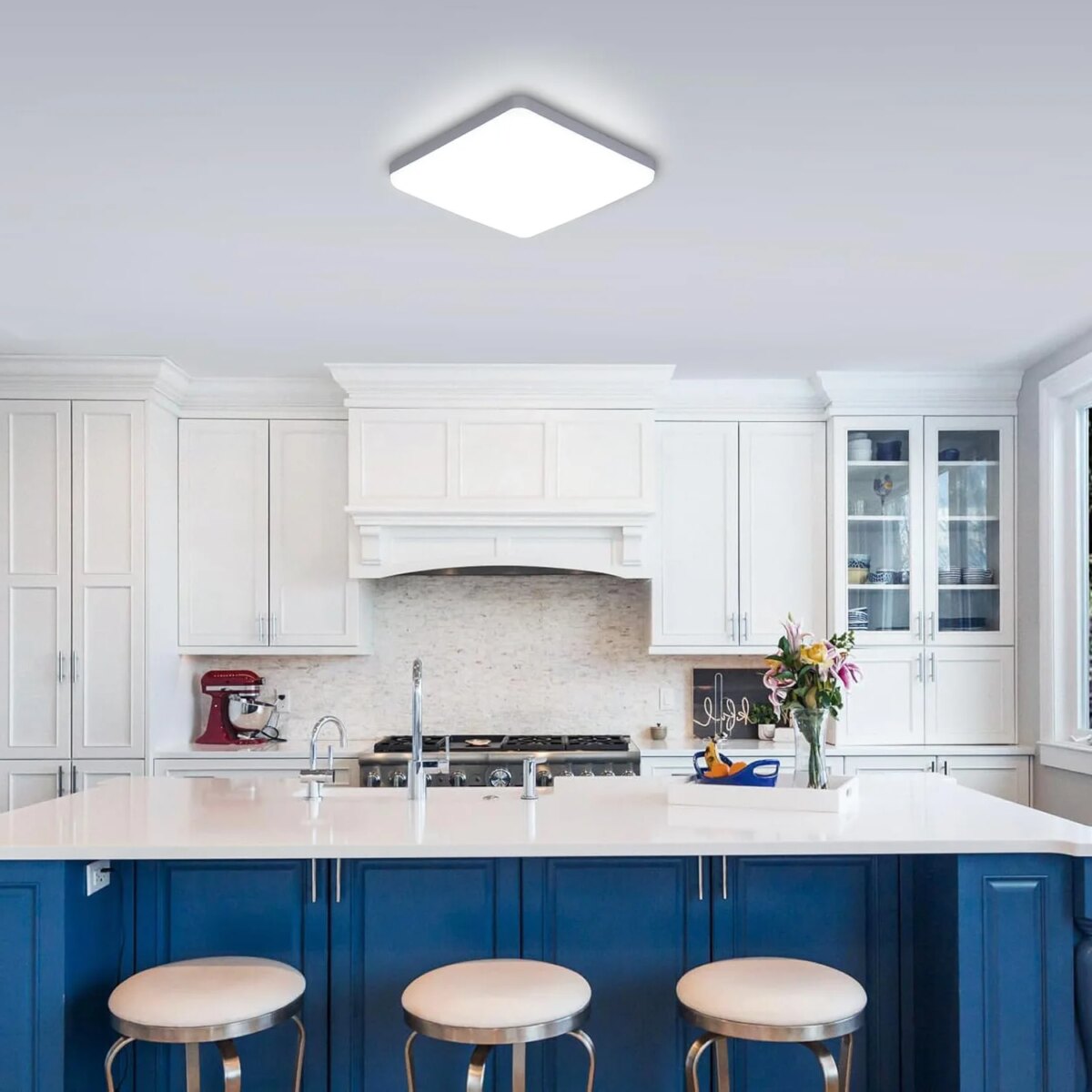 36W Super Bright LED Panel Light, LED Ceiling Lamps,Modern Square Ultra Slim LED Ceiling Lighting for Bedroom, Kitchen: 3 - 5 Days Free Delivery Only UK - Image 5