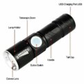 NEW Ultra Bright Mini Cree LED Hand Torch Lamp USB Rechargeable Flashlight Small: 3 - 5 Days Free Delivery Only UK - Image 4