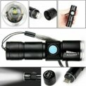 NEW Ultra Bright Mini Cree LED Hand Torch Lamp USB Rechargeable Flashlight Small: 3 - 5 Days Free Delivery Only UK - Image 3