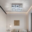 Voltsify Double Tier Square Crystal Celling Light for Living Rooms, Bedrooms and Nurseries: 3 - 5 Days Free Delivery Only UK - Image 2