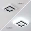 Square Acrylic  Ceiling Light Modern LED Ceiling Lamp,White 6500K LED Ceiling Lights for Bedroom Office Kitchen Living Room: 3 - 5 Days Free Delivery Only UK - Image 3