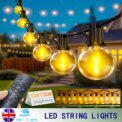 LED String Bulbs Lights Outdoor 20M/30CM  Plastic Bulbs IP44 Courtyard Garden Camping Atmosphere Lighting For Wedding Décor: 3 - 5 Days Free Delivery Only UK