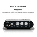 ST-838 Home Theater Amplifiers HiFi 2.1 Channel Power Amplifier Stereo Bass Sound Car Home Amp Media Player Subwoofer Amplifier: 3 - 5 Days Free Delivery Only UK - Image 2