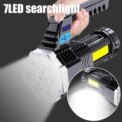 USB Rechargeable LED Torch Super Bright Flashlight Lamp Tactical Camping Light: 3 - 5 Days Free Delivery Only UK