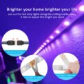 LED Strip Light RGB 5050 Music Sync Color Changing  30LEDS PER M, App Controlled LED Lights 5M 10M 15M DC12V Flexible: 3 - 5 Days Free Delivery Only UK - Image 2