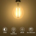 6PCS E27 Vintage Light Bulbs 6W E27 Edison Screw Bulb Warm White 2700K 60W Equivalent E27 LED Bulb Energy Saving Light Bulbs: 3 - 5 Days Free Delivery Only UK - Image 3