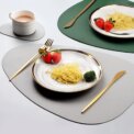 PU Leather Placemat and Coaster Set of 4 Dual-Sided Waterproof Wipeable Place Mats for Home Restaurant Christmas Table Mats: 3 - 5 Days Free Delivery Only UK - Image 5