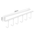 Voltsify 6 Hooks Metal Under Hanging Shelf Kitchen Cupboard Organiser, White: 3 - 5 Days Free Delivery Only UK - Image 6