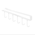 Voltsify 6 Hooks Metal Under Hanging Shelf Kitchen Cupboard Organiser, White: 3 - 5 Days Free Delivery Only UK - Image 4