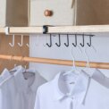 Voltsify 6 Hooks Metal Under Hanging Shelf Kitchen Cupboard Organiser, White: 3 - 5 Days Free Delivery Only UK - Image 3
