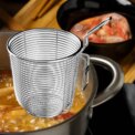 Stainless Steel Pasta Strainer with Handle, Food Dumpling Noodle: 3 - 5 Days Free Delivery Only UK - Image 4