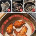 Air Fryer Magnet Silicone Buckle Baking Paper Fixation Tool Lock Disposable Liners Magnetic Air Fryer Buckle for Kitchen Baking: 3 - 5 Days Free Delivery Only UK - Image 4