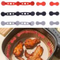Air Fryer Magnet Silicone Buckle Baking Paper Fixation Tool Lock Disposable Liners Magnetic Air Fryer Buckle for Kitchen Baking: 3 - 5 Days Free Delivery Only UK - Image 2