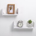 Modern U-shaped wall-mounted shelf  2PCS, set Multifunctional wooden floating board rack Kitchen living room storage rack: 3 - 5 Days Free Delivery Only UK - Image 6