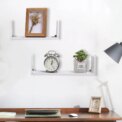 Modern U-shaped wall-mounted shelf  2PCS, set Multifunctional wooden floating board rack Kitchen living room storage rack: 3 - 5 Days Free Delivery Only UK - Image 2