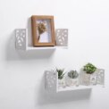 Modern U-shaped wall-mounted shelf  2PCS, set Multifunctional wooden floating board rack Kitchen living room storage rack: 3 - 5 Days Free Delivery Only UK - Image 3