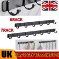 The Door Hanger Clothes Coat Jacket Rack Towel Wall Holder Storage-6/7 Hook : 3 - 5 Days Free Delivery Only UK