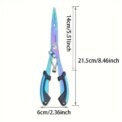 Long Fishing Pliers Multitool Hook Removal Disgorger E Cutter Scissor: 3 - 5 Days Free Delivery Only UK - Image 5