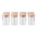 12Pcs Glass Spice Jar Set with Bamboo Lids Kitchen Storage Bottle: 3 - 5 Days Free Delivery Only UK - Image 2