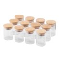 12Pcs Glass Spice Jar Set with Bamboo Lids Kitchen Storage Bottle: 3 - 5 Days Free Delivery Only UK - Image 5