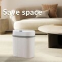 12L Smart Induction Trash Can White Smart Sensing Household Waterproof Intelligent Trash Bin for Bedroom Bathroom Kitchen: 3 - 5 Days Free Delivery Only UK  Office - Image 5