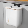 Kitchen Bathroom Hanging Waste Bin with Lid Wall Mounted Garbage Can for Cabinet Under Sink Waste Garbage Compost Bin: 3 - 5 Days Free Delivery Only UK - Image 3