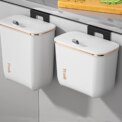 Kitchen Bathroom Hanging Waste Bin with Lid Wall Mounted Garbage Can for Cabinet Under Sink Waste Garbage Compost Bin: 3 - 5 Days Free Delivery Only UK - Image 2