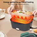 Portable Electric Lunch Box  Stainless Steel Heated Food Container for Car/Office/Home Dining Box Microwave Oven: 3 - 5 Days Free Delivery Only UK - Image 4