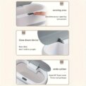 Smart 12L Trash Can Home Kitchen Bathroom Smart Sensing Household Cleaning Waterproof Storage Tools White: 3 - 5 Days Free Delivery Only UK - Image 4