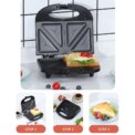 kitchen Electric Sandwich UK Plug Maker Breakfast Machine Double-sided Heating  With Non-Stick Plates Indicator Lights Easy to Clean: 3 - 5 Days Free Delivery Only UK - Image 5