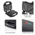kitchen Electric Sandwich UK Plug Maker Breakfast Machine Double-sided Heating  With Non-Stick Plates Indicator Lights Easy to Clean: 3 - 5 Days Free Delivery Only UK - Image 4