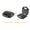 kitchen Electric Sandwich UK Plug Maker Breakfast Machine Double-sided Heating  With Non-Stick Plates Indicator Lights Easy to Clean: 3 - 5 Days Free Delivery Only UK - Image 6