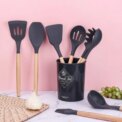 12-Piece Silicone Kitchen Utensils Set Nonstick Cooking Spoon And Baking Tools: 3 - 5 Days Free Delivery Only UK - Image 6